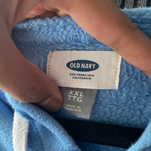 Old Navy Blue Drawstring Hoodie - Picture 6 of 6